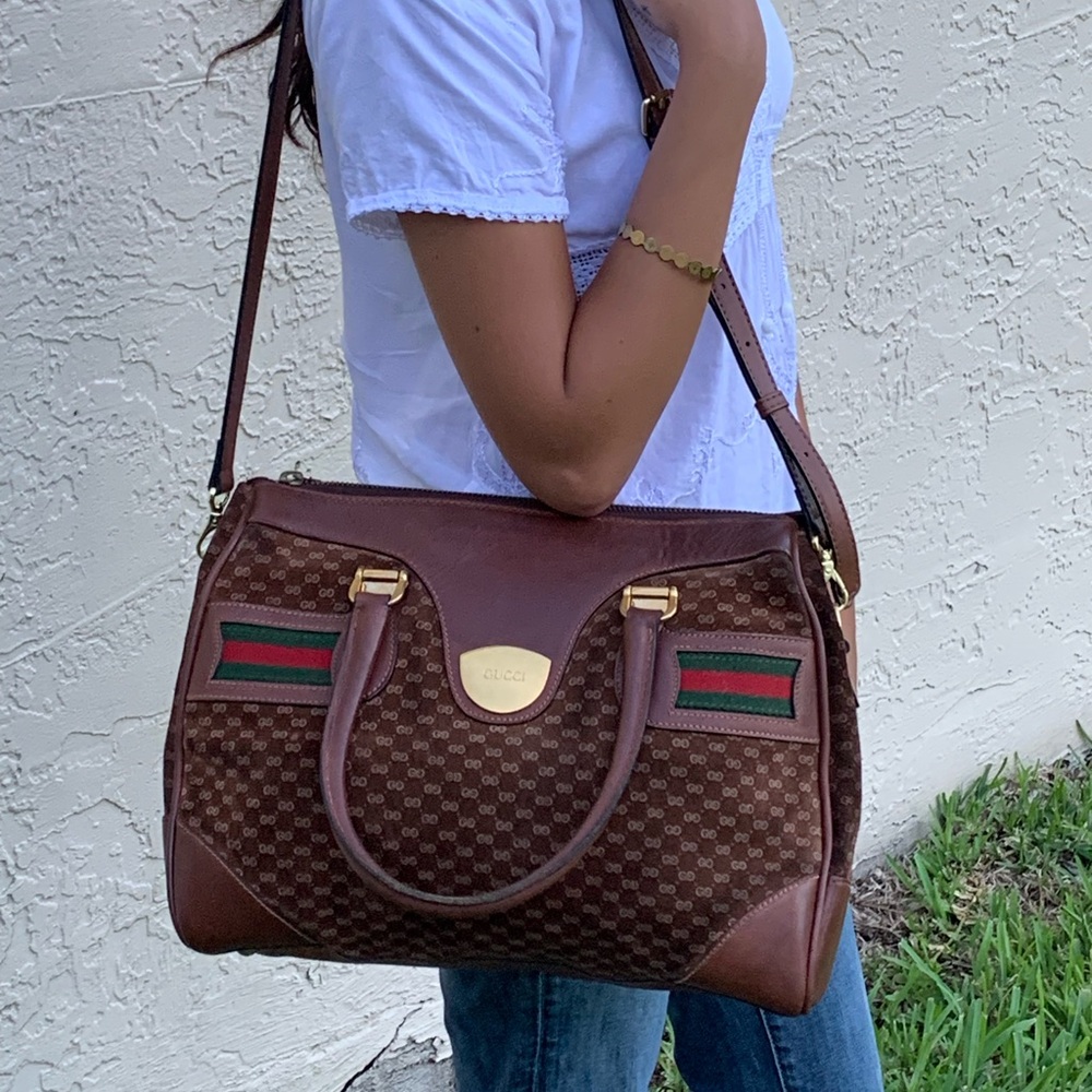 🔥GUCCI 60s large satchel